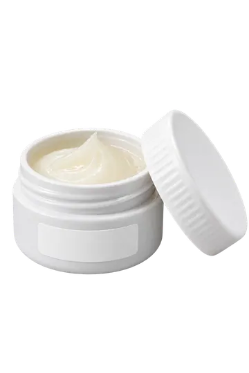 Tarro de crema farmacéutica